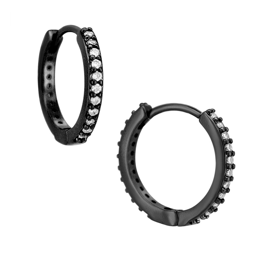 CZ Huggie Hoop