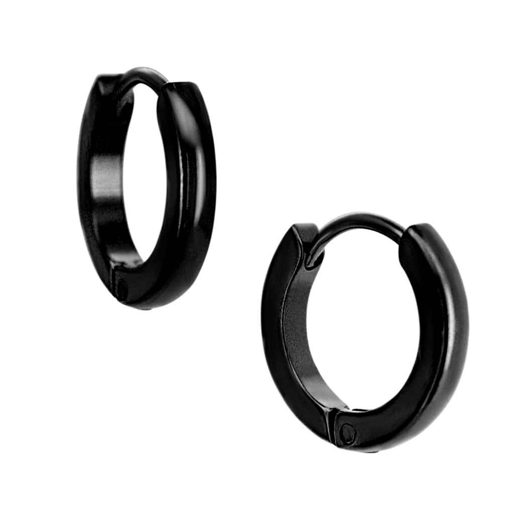 Round Huggie Hoop