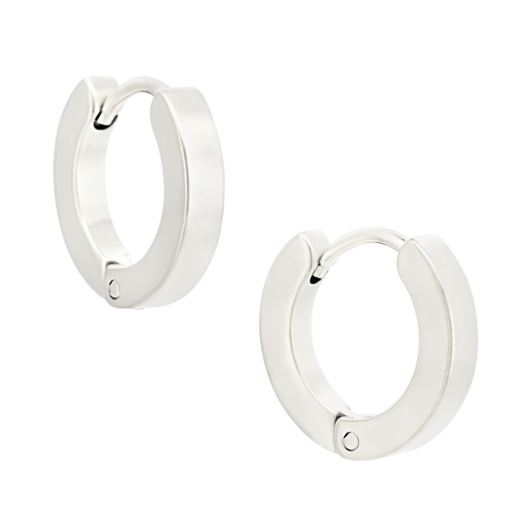 Flat Huggie Hoop