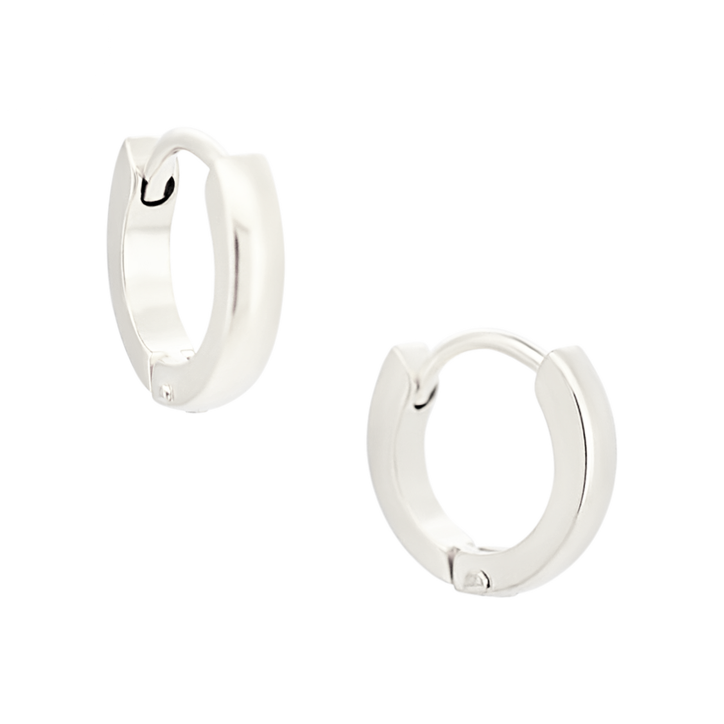 Round Huggie Hoop