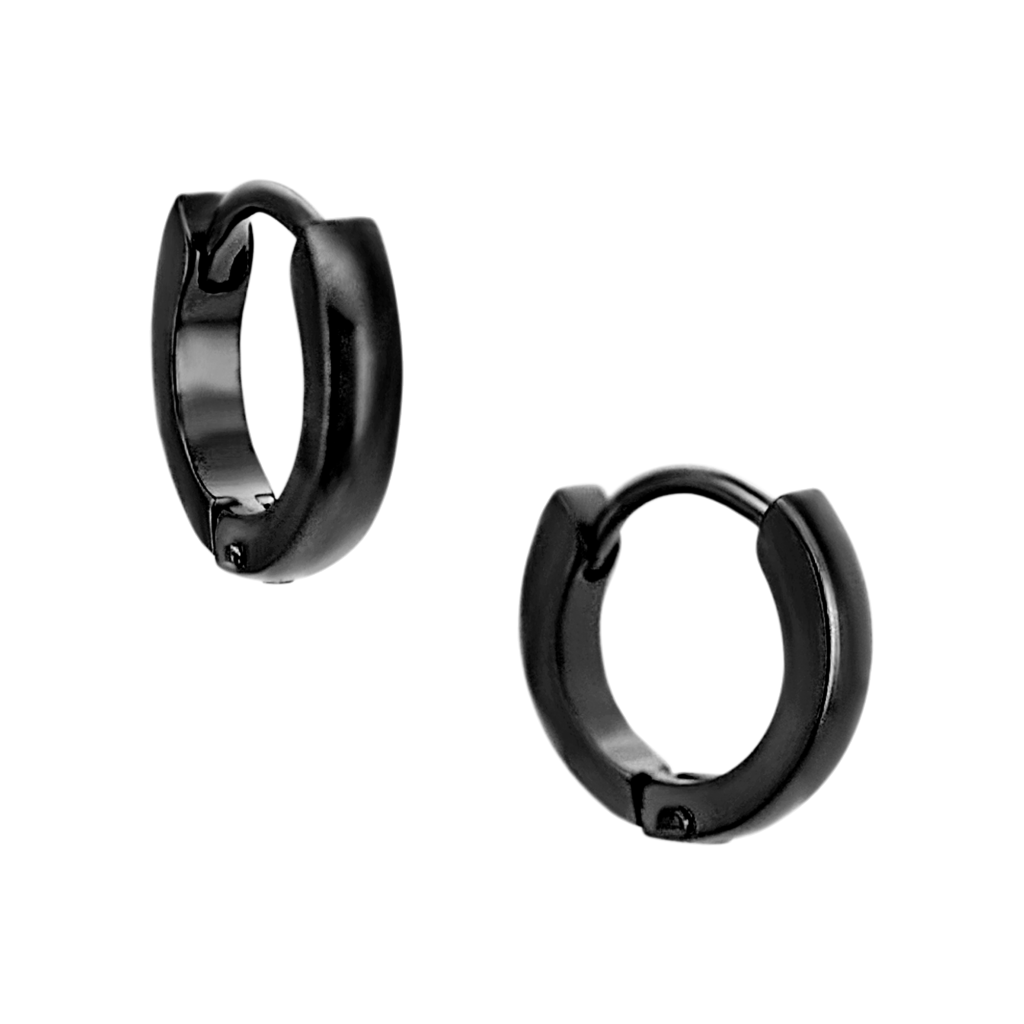 Round Huggie Hoop