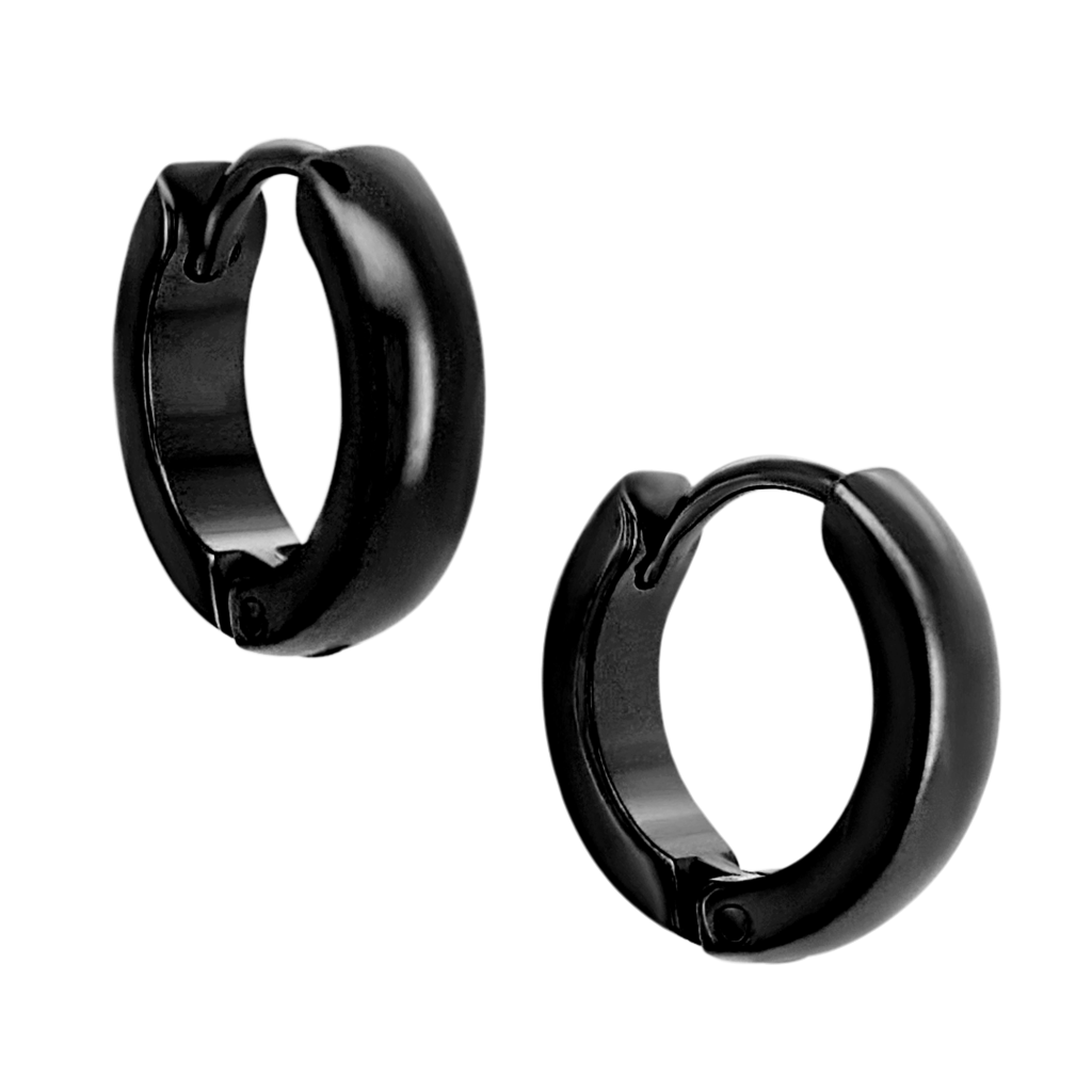 Round Huggie Hoop