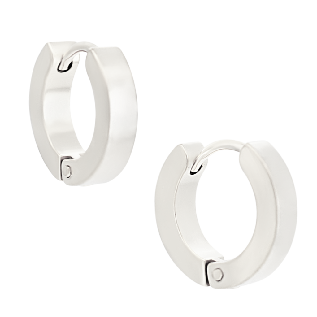 Flat Huggie Hoop