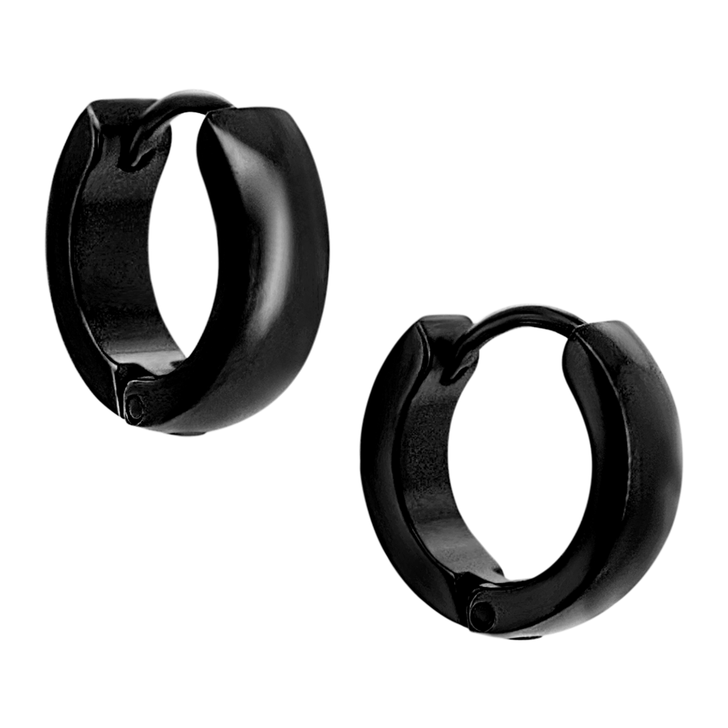 Round Huggie Hoop