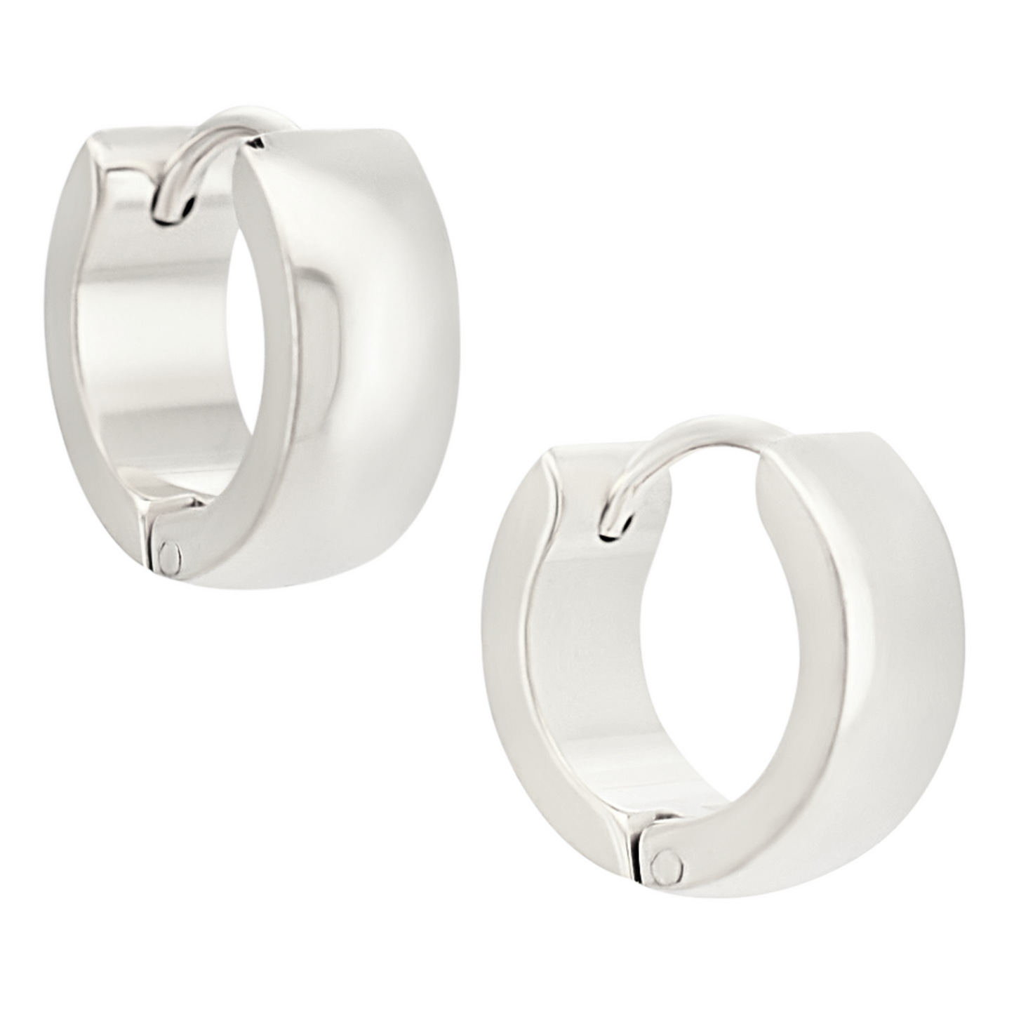 Round Huggie Hoop