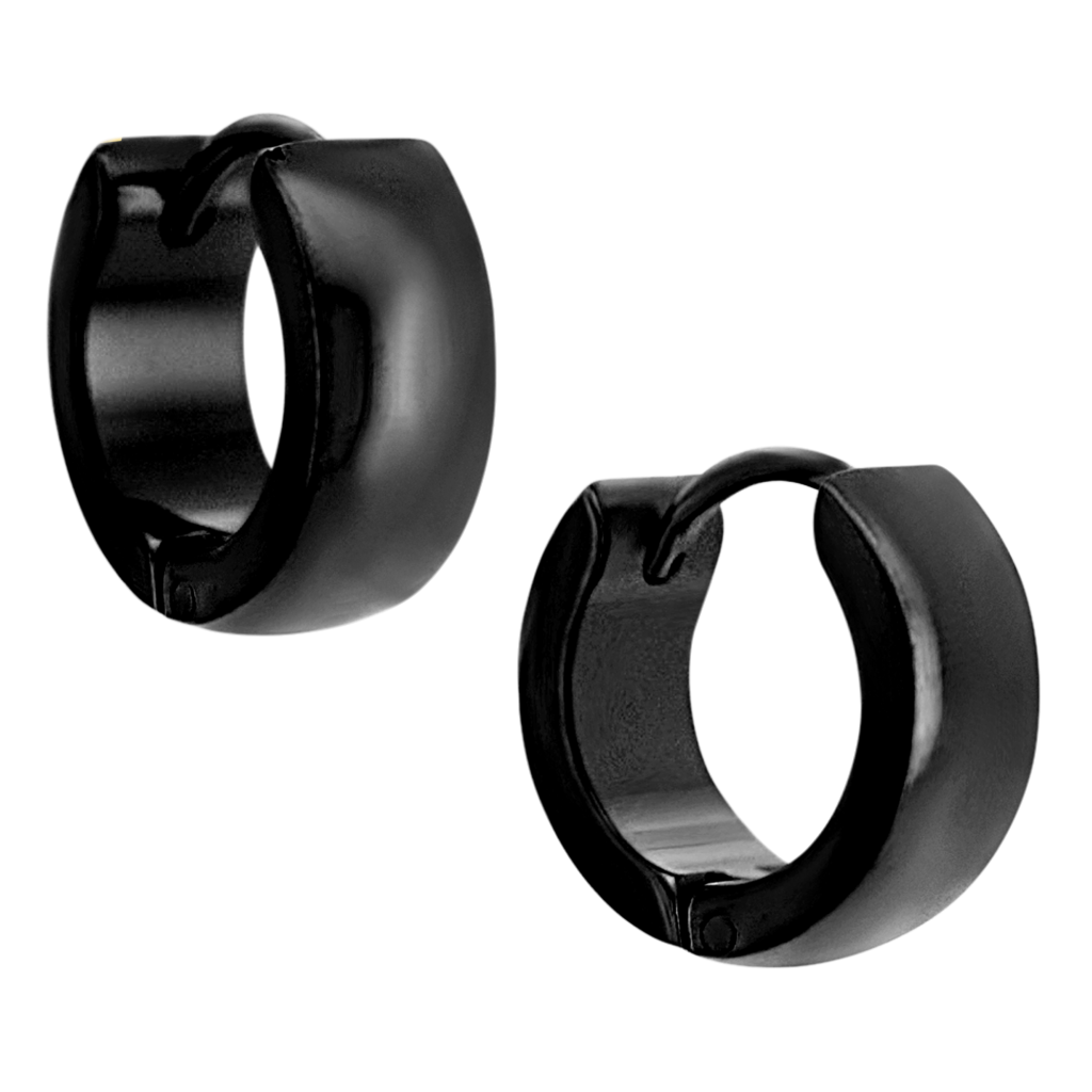 Round Huggie Hoop