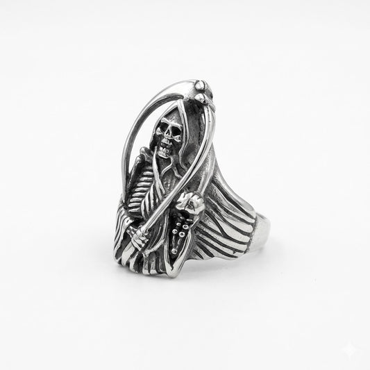 Steel Skull Ring