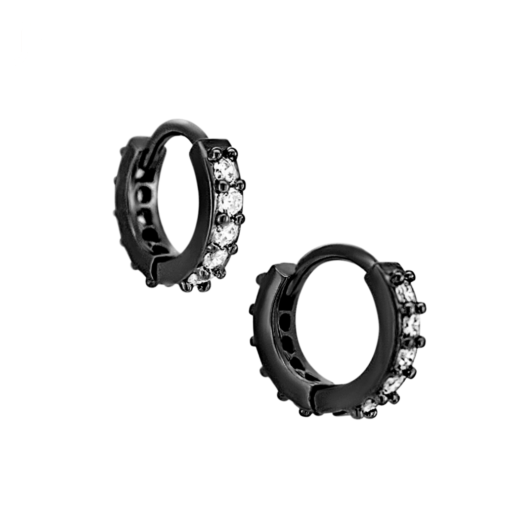 CZ Huggie Hoop