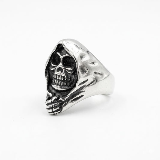 Steel Skull Ring