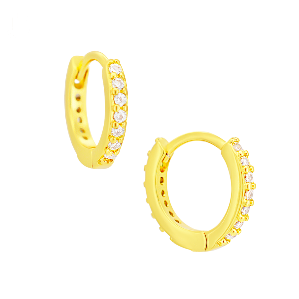 CZ Huggie Hoop