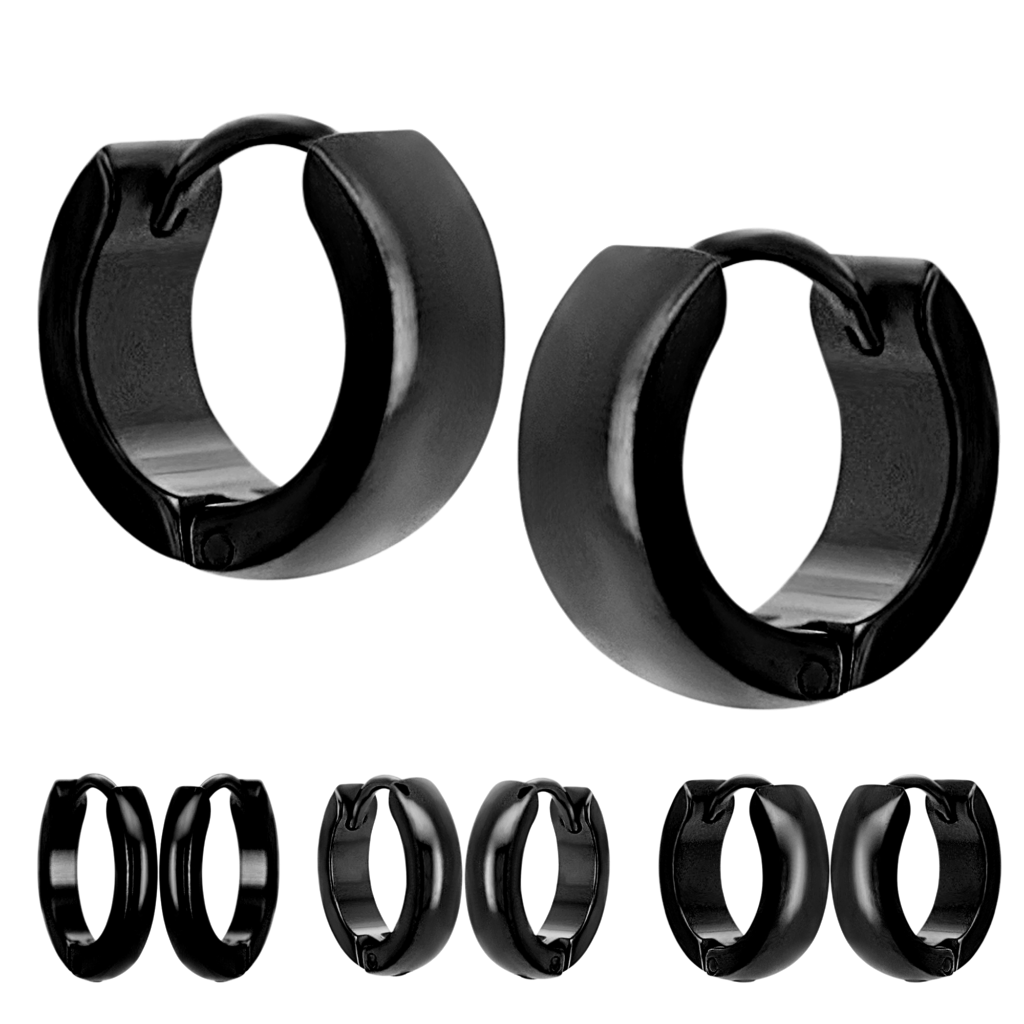 Round Huggie Hoop
