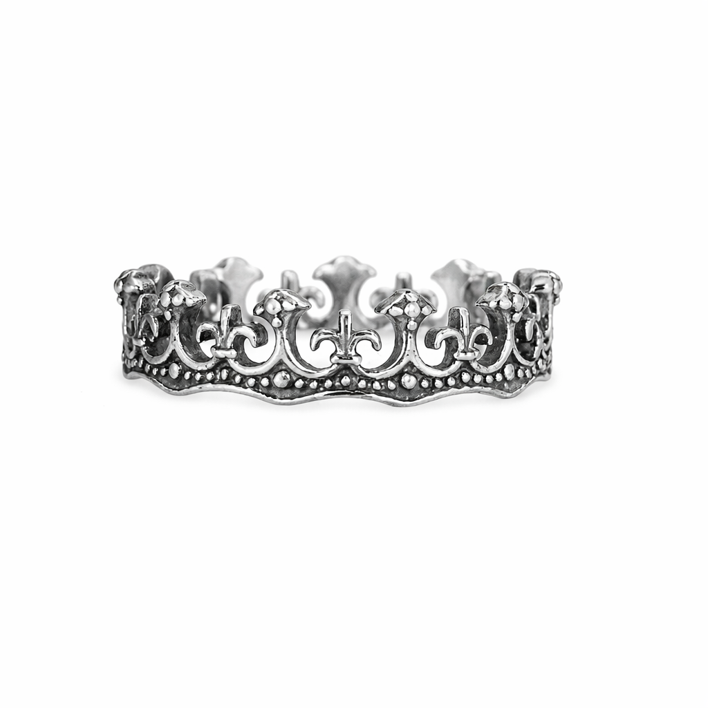 Steel Crown Ring