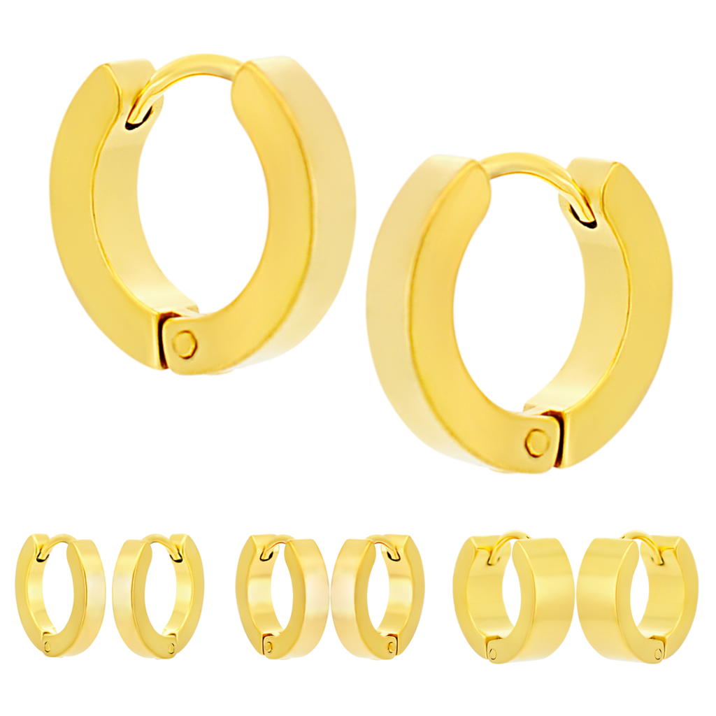 Flat Huggie Hoop
