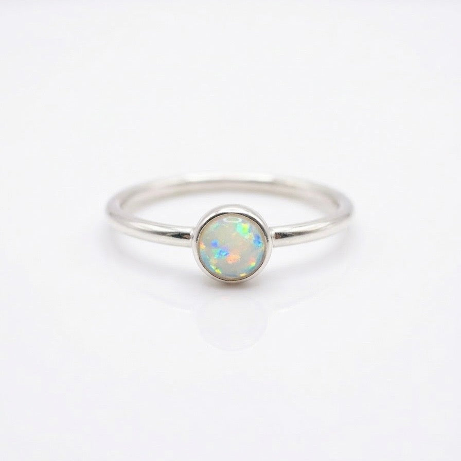 Sterling Opal Ring