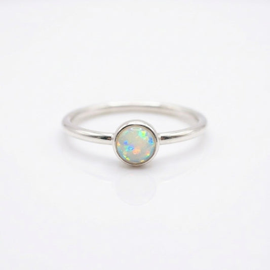 Sterling Opal Ring