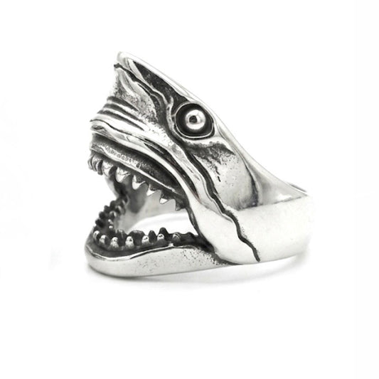 Steel Shark Ring
