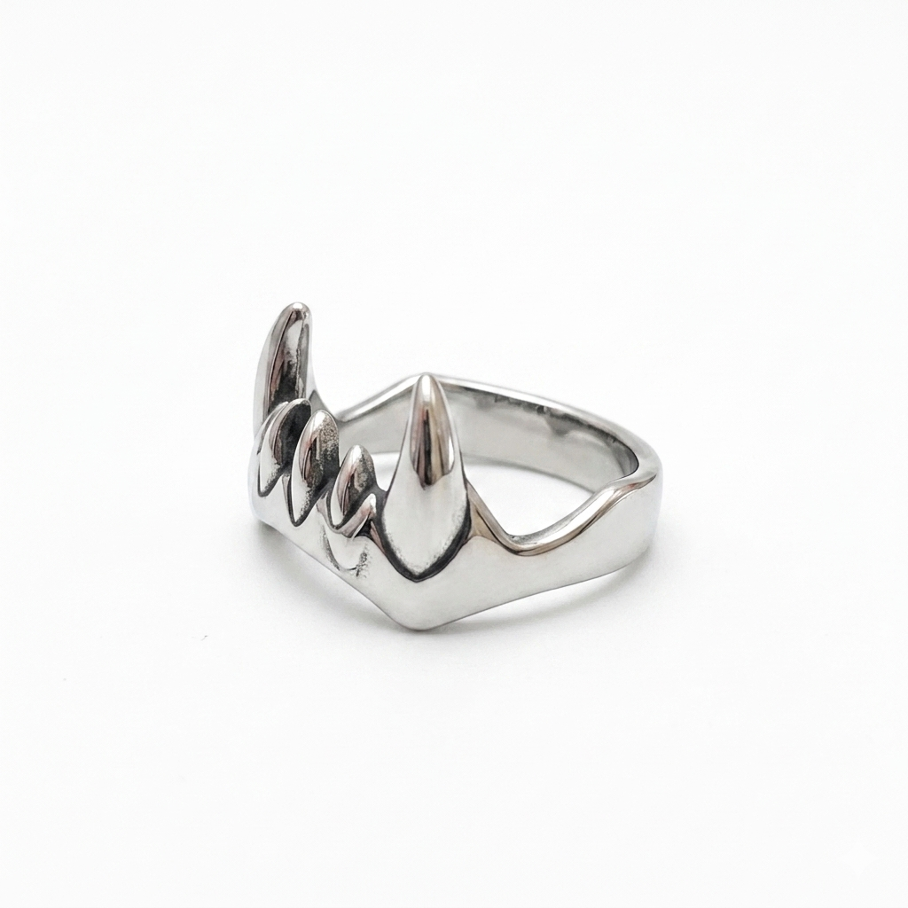 Steel Teeth Ring