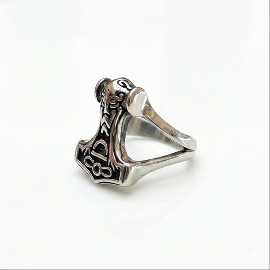 Steel Hammer Ring