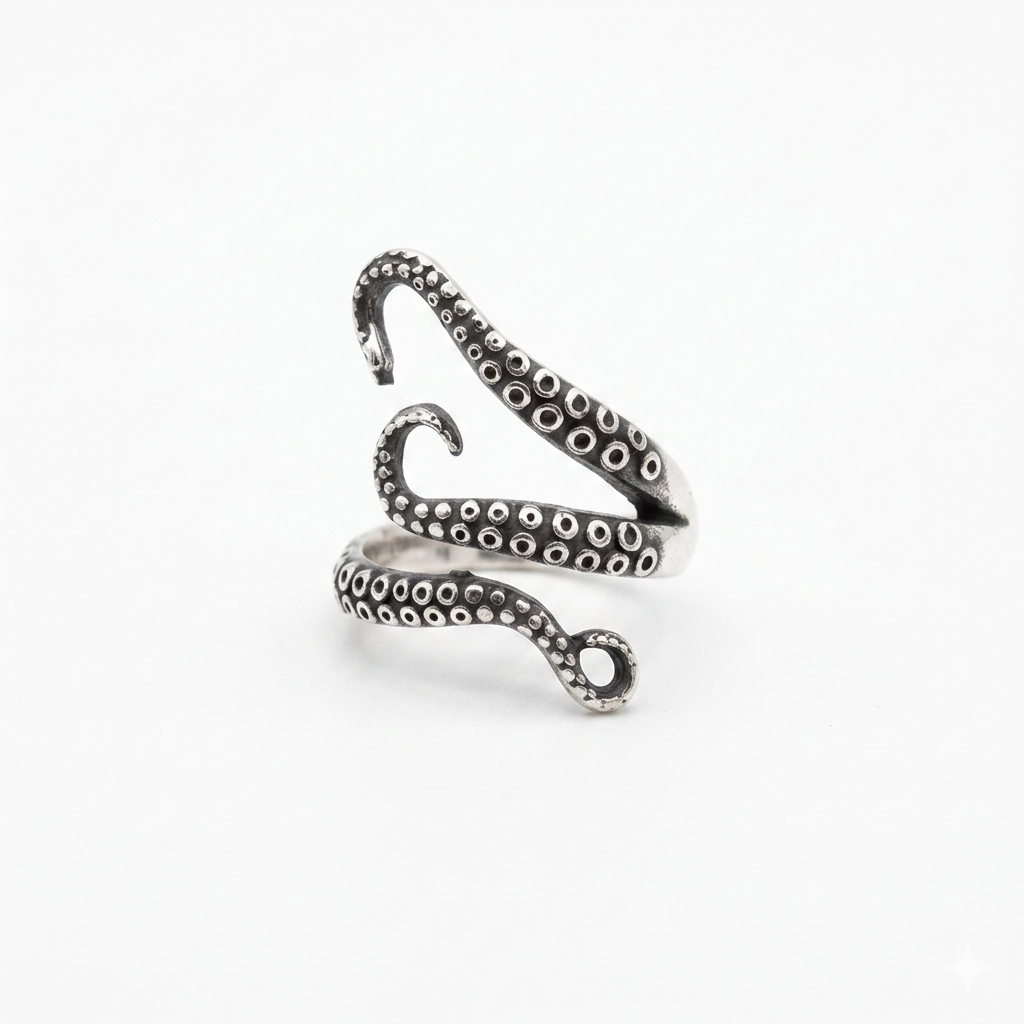 Steel Tentacle Ring