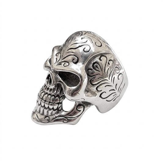 Steel Skull Ring