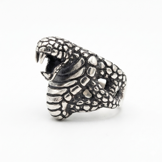 Steel Snake Ring