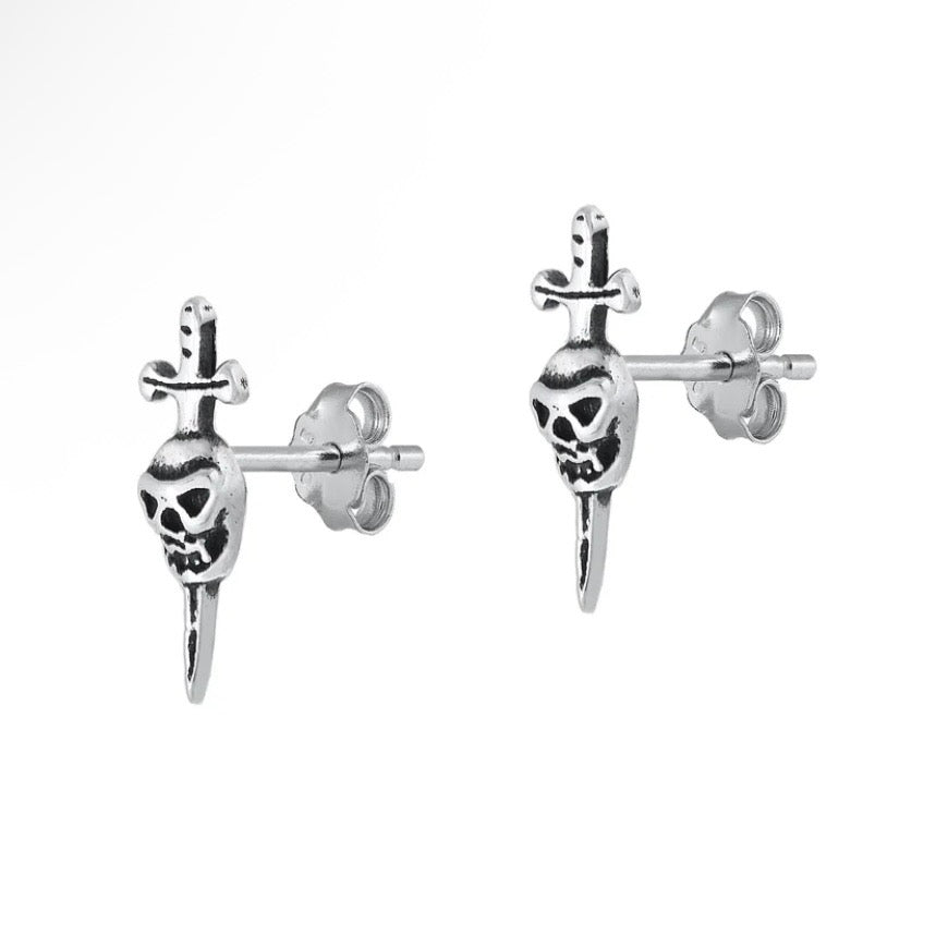 Sterling Sword Studs