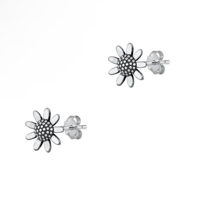 Sterling Flower Studs