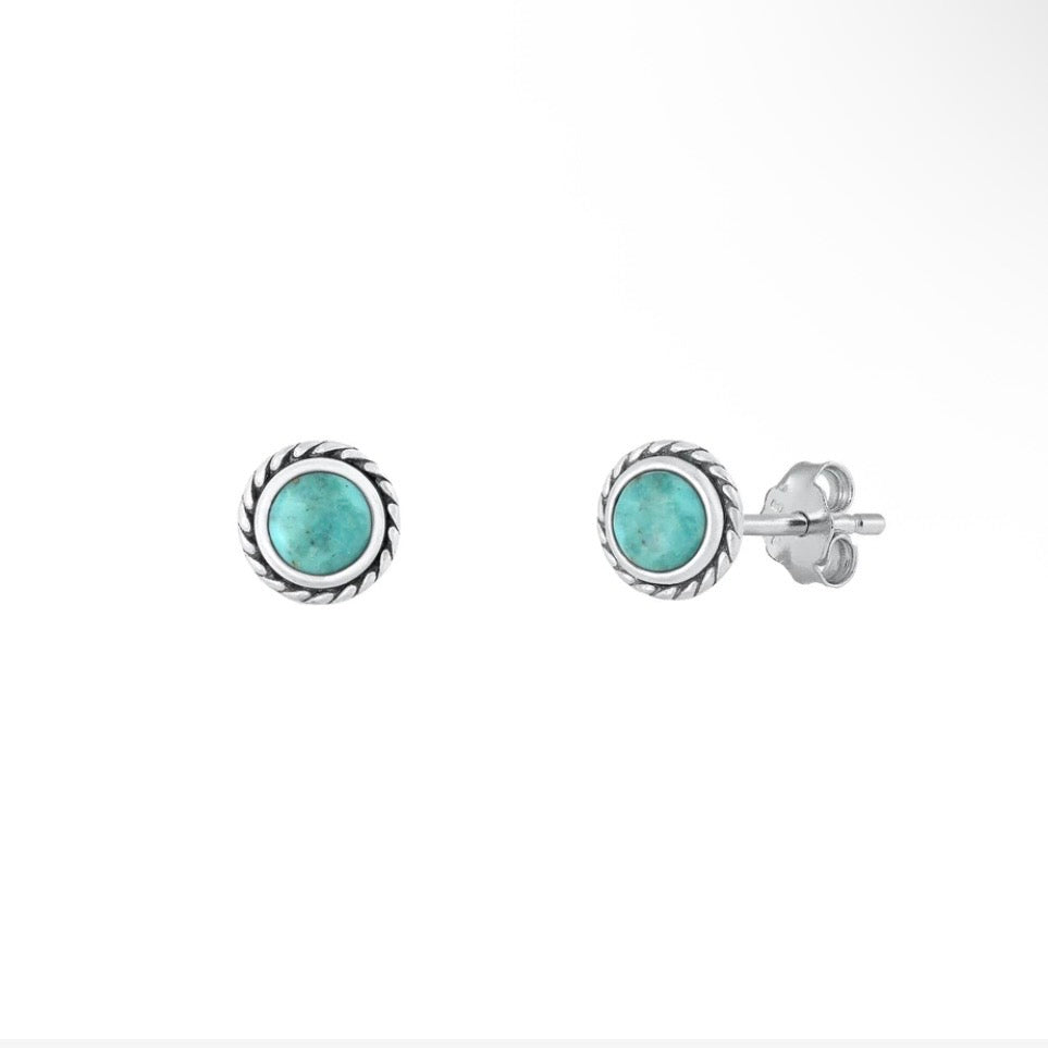 Sterling Turquoise Studs
