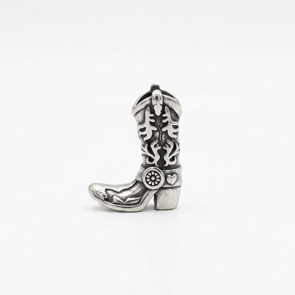 Steel Boot Pendant