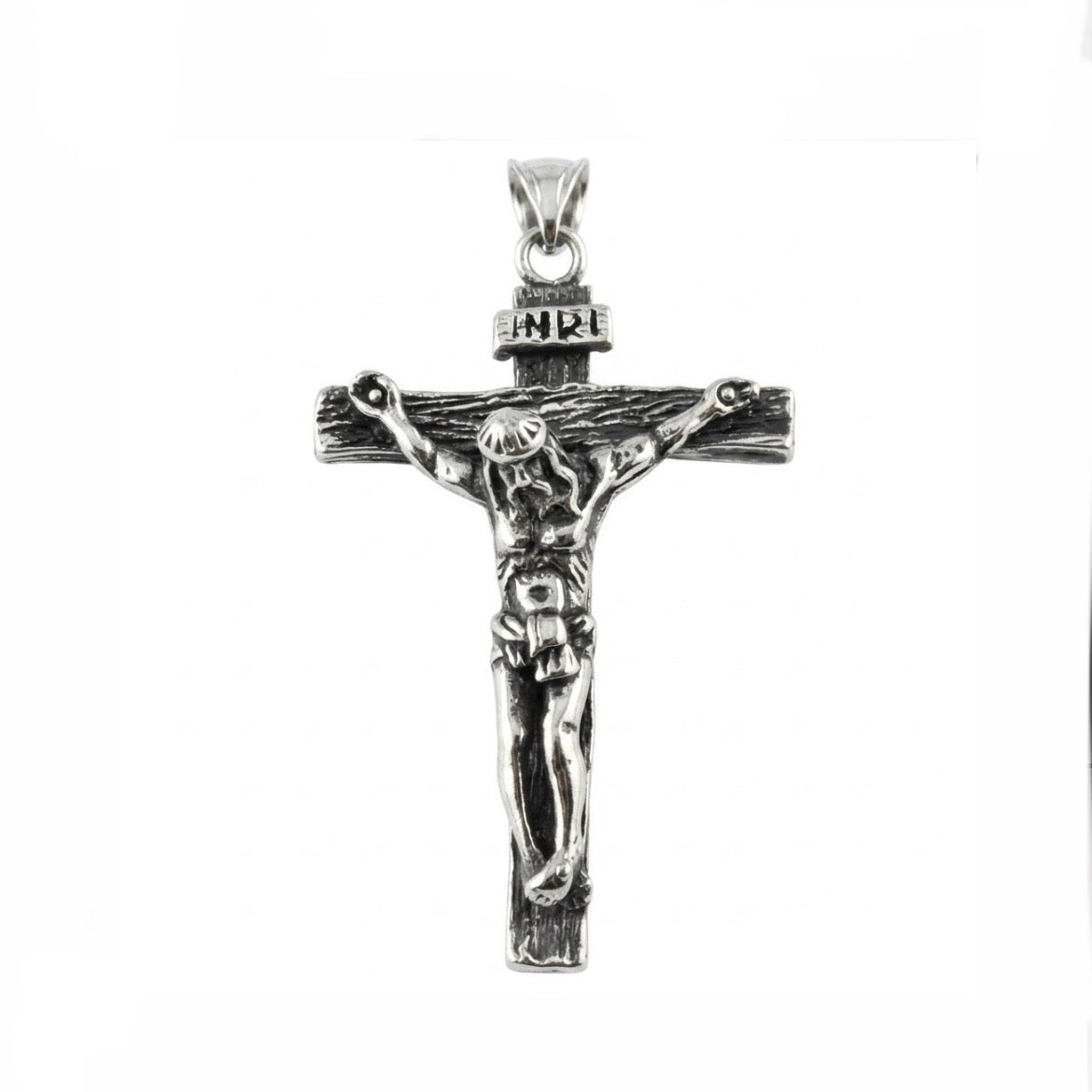 Steel Crucifix Pendant