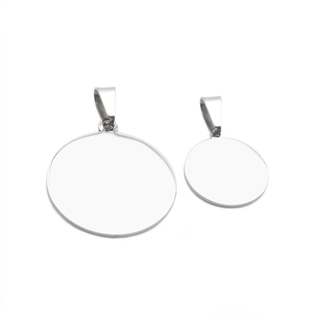 Steel Disc Pendant