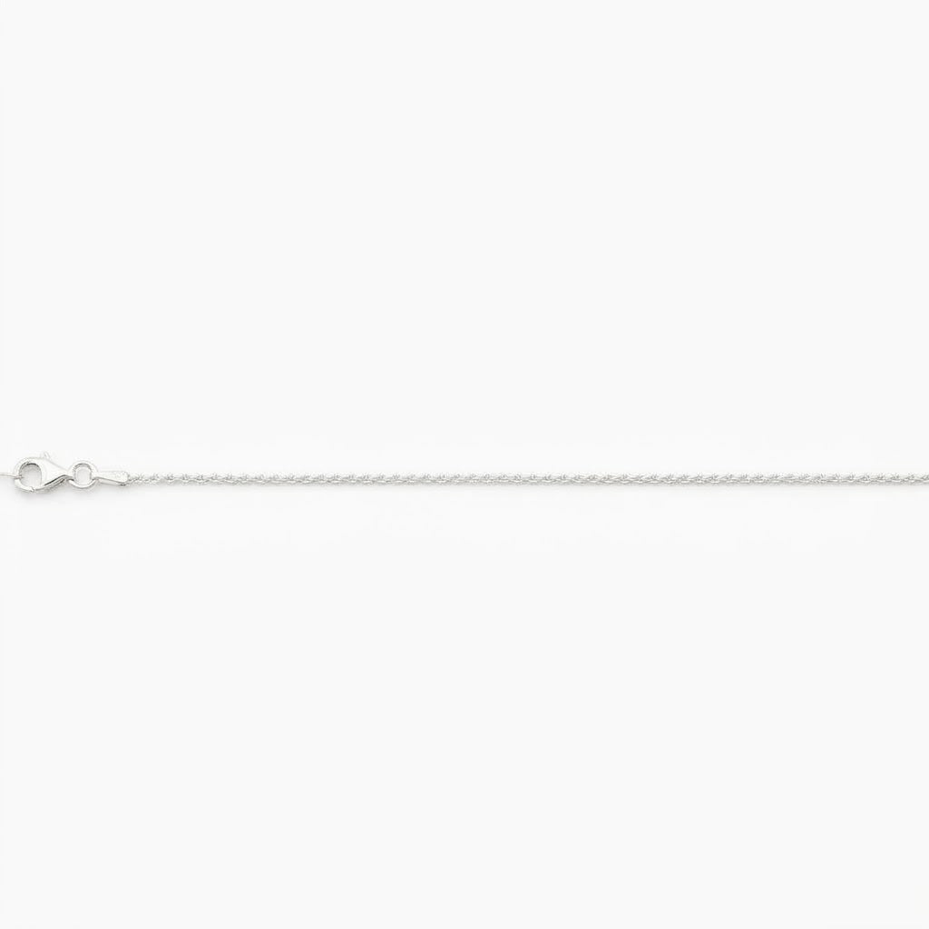 Sterling Rope Anklet