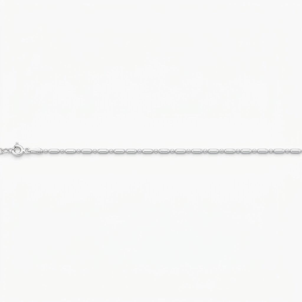 Sterling Bead Anklet