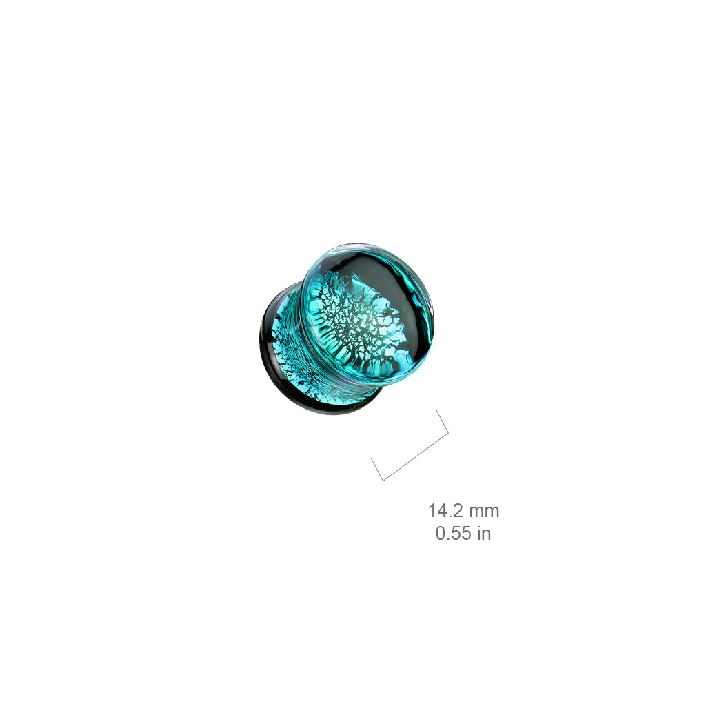 Glass Blue Plug