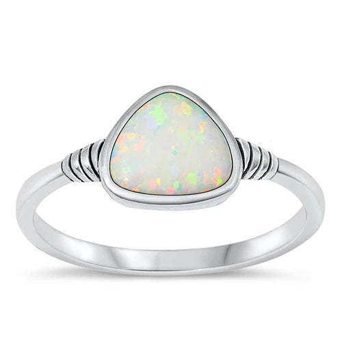 Sterling Opal Ring