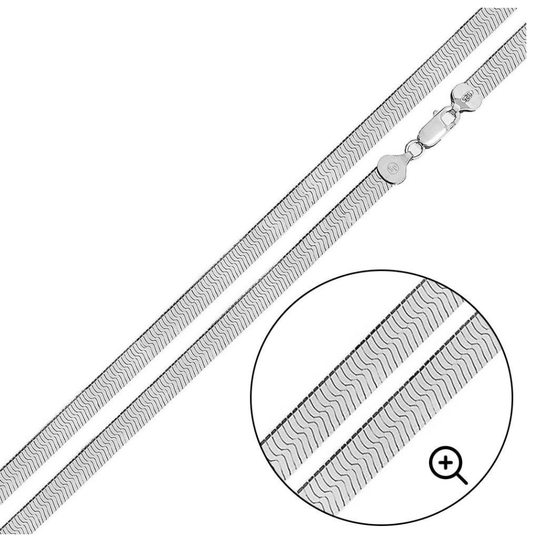 Sterling Herring Bone Chain