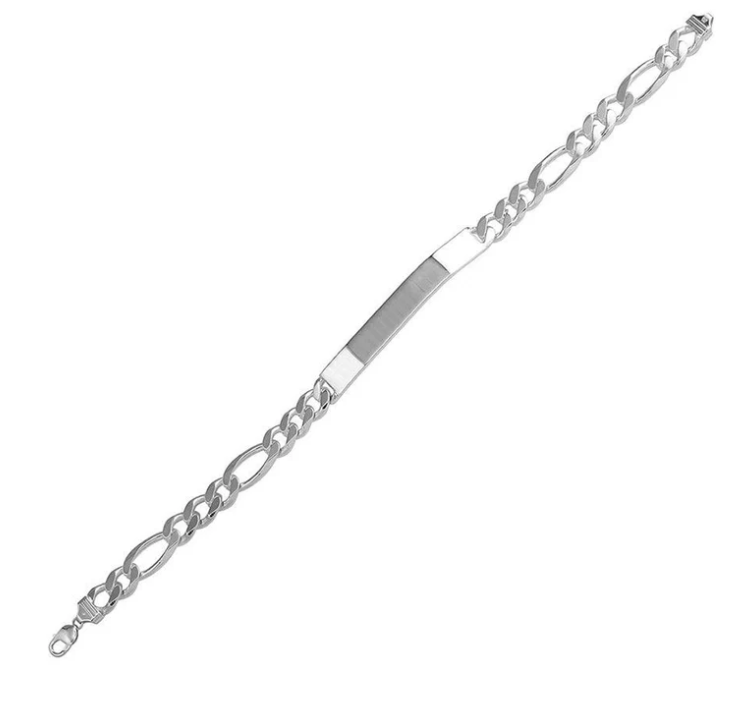 Sterling Figaro I.D. Bracelet