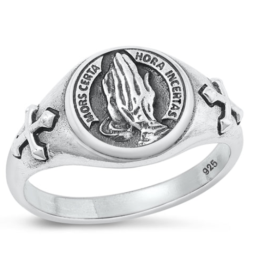 Sterling Pray Ring