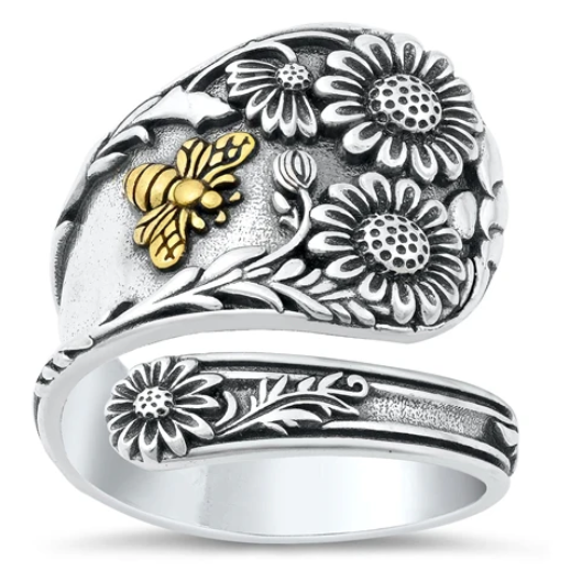Sterling Spoon Ring