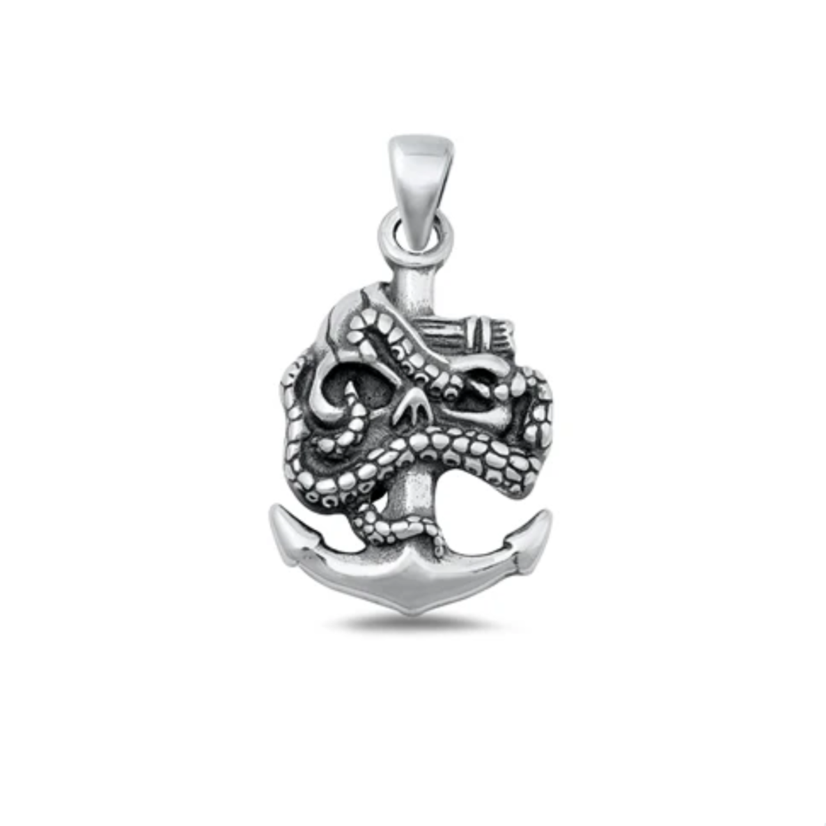 Sterling Anchor Pendant