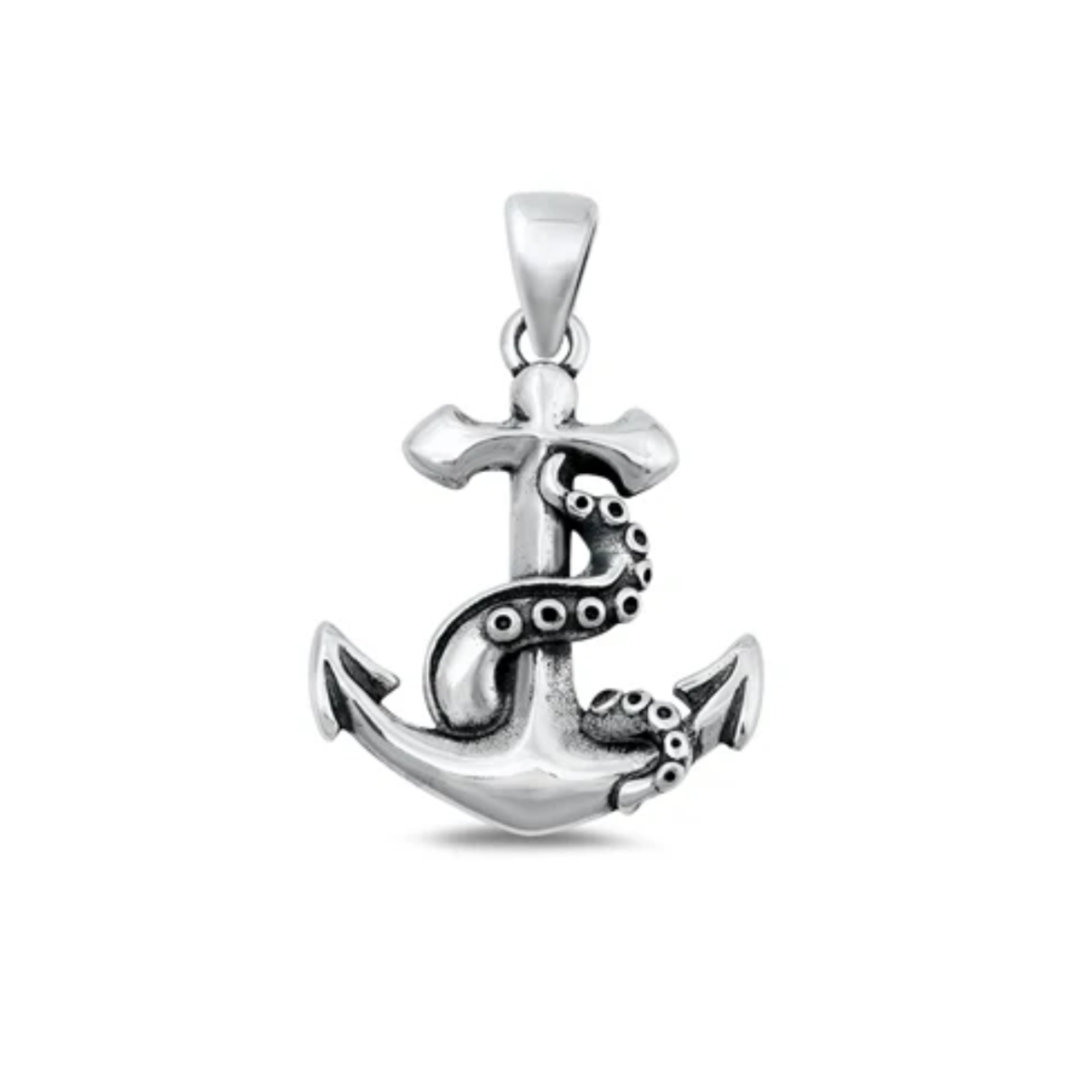 Sterling Anchor Pendant