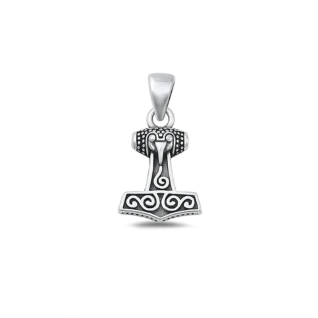 Sterling Hammer Pendant
