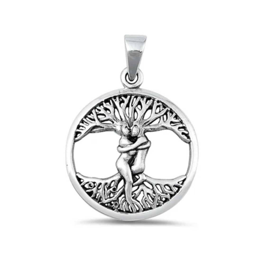 Sterling Lovers Pendant