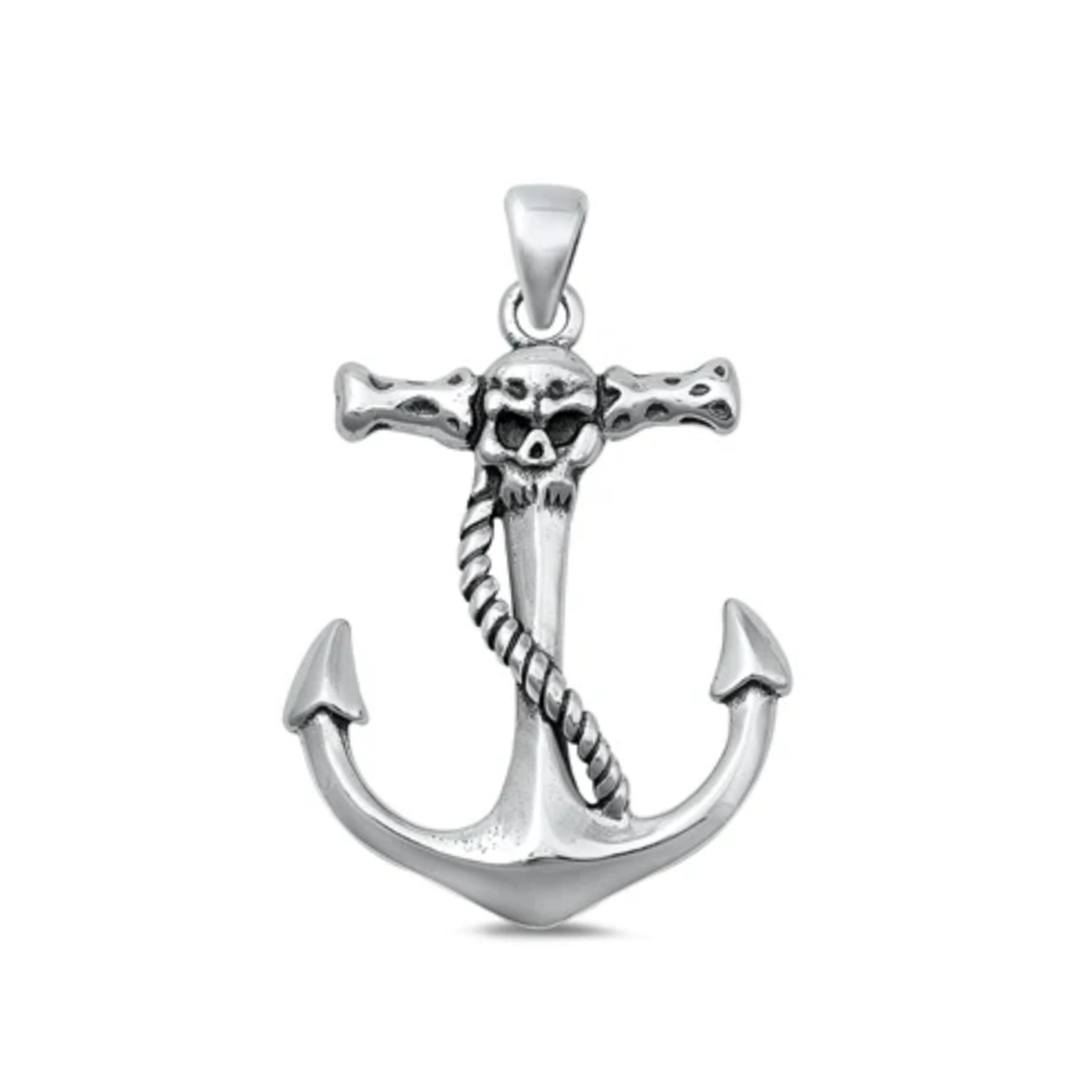 Sterling Anchor Pendant