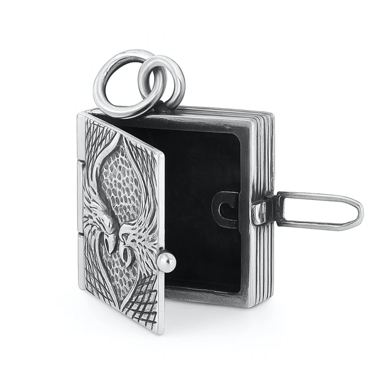 Sterling Eagle Locket
