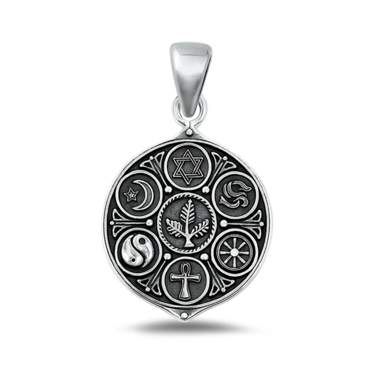 Sterling Co-Exist Pendant