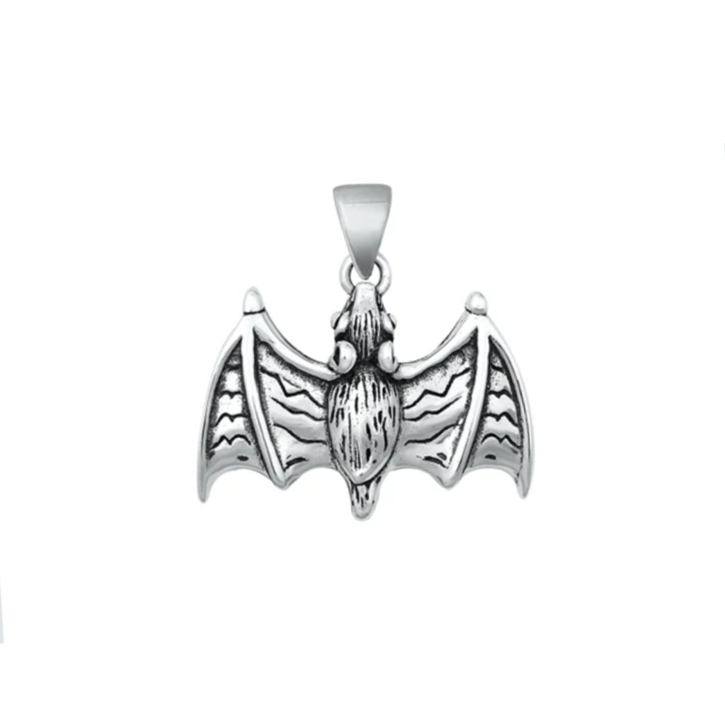 Sterling Bat Pendant