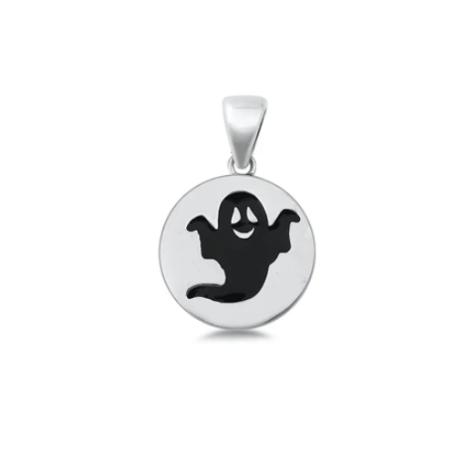 Sterling Ghost Pendant