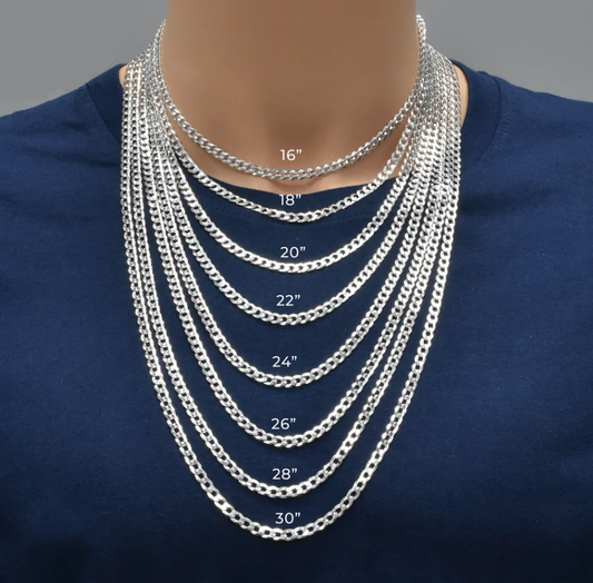 Sterling Cuban Chain