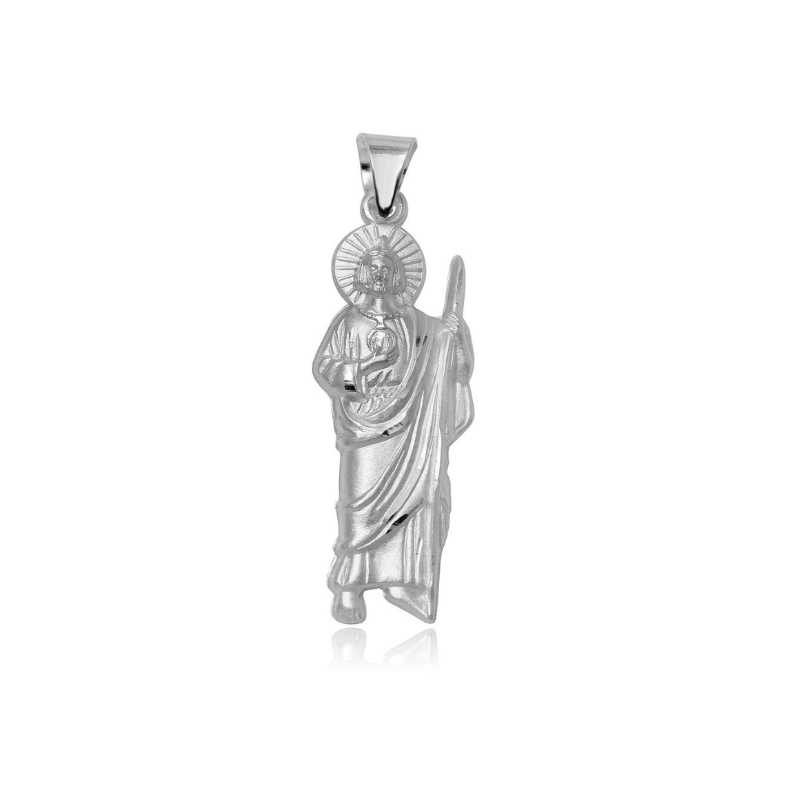 Sterling Saint Pendant